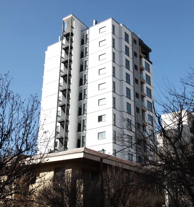 نمای ساختمان مسکونی گلچین 08