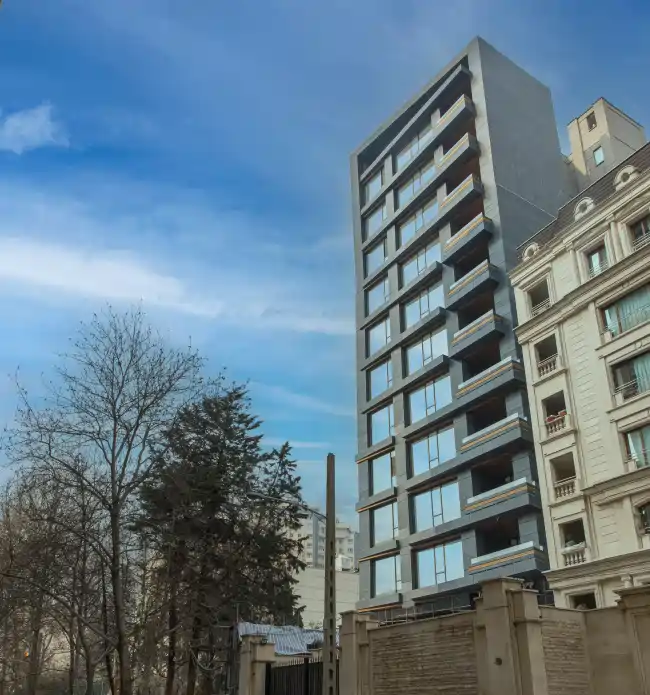 نمای مدرن ساختمان مسکونی هوم الونت 03