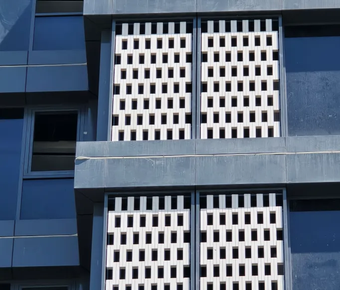 نمای خشک آجر ساختمان وزرا