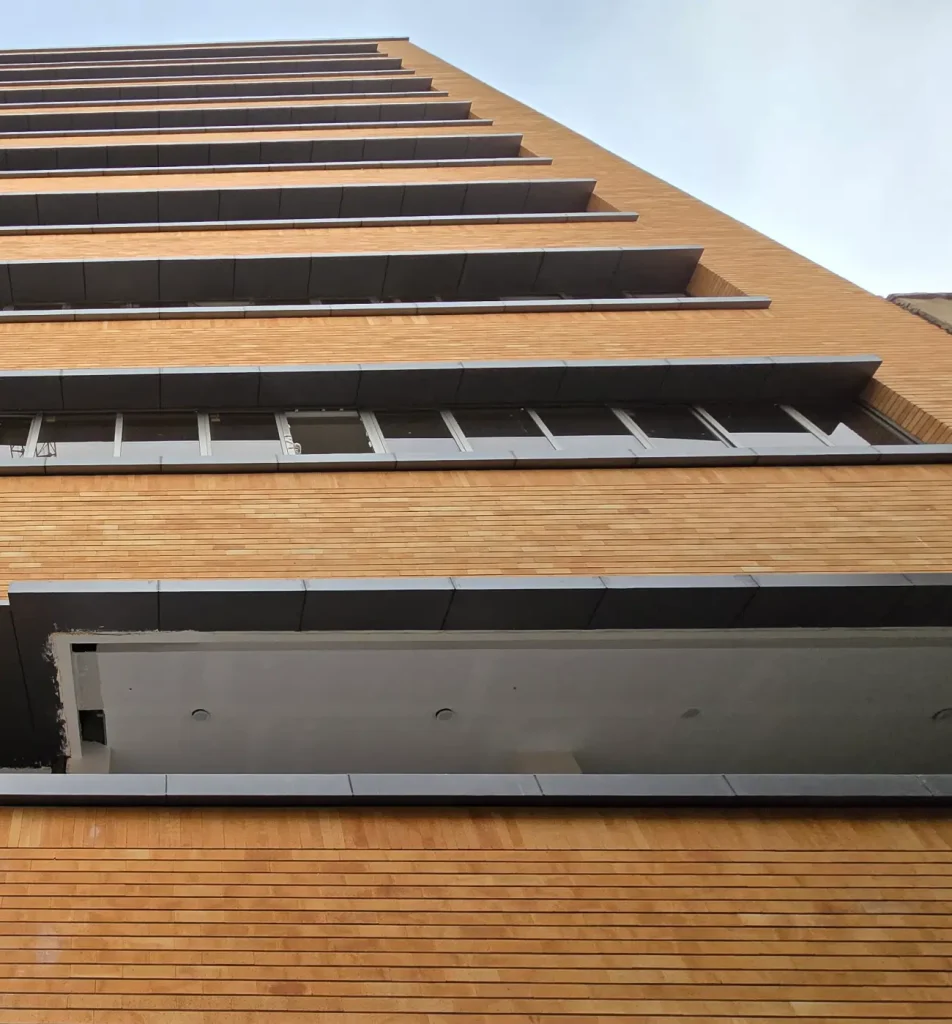 روش های اجرای نمای آجر خشک