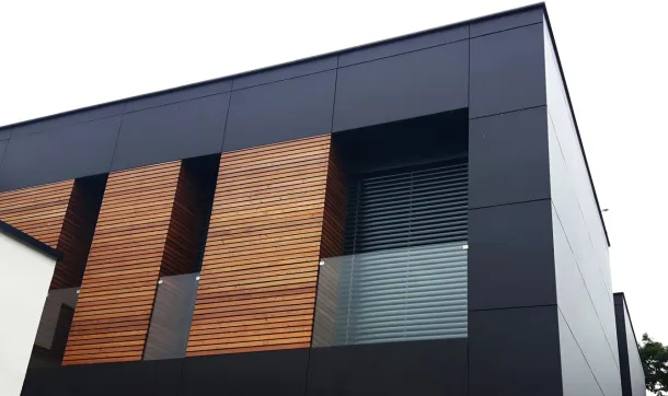 به کار بردن HPL در نمای ساختمان 03