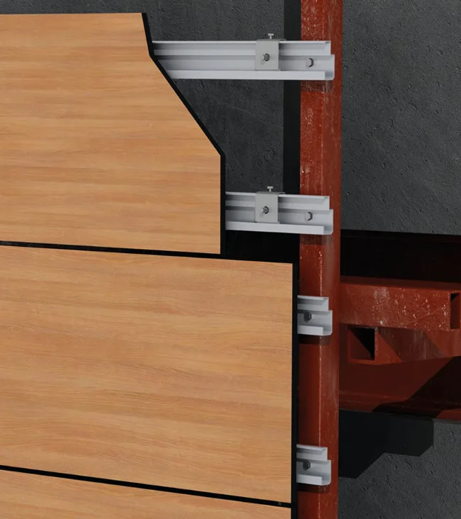 نصب HPL با روش غیر نمایان