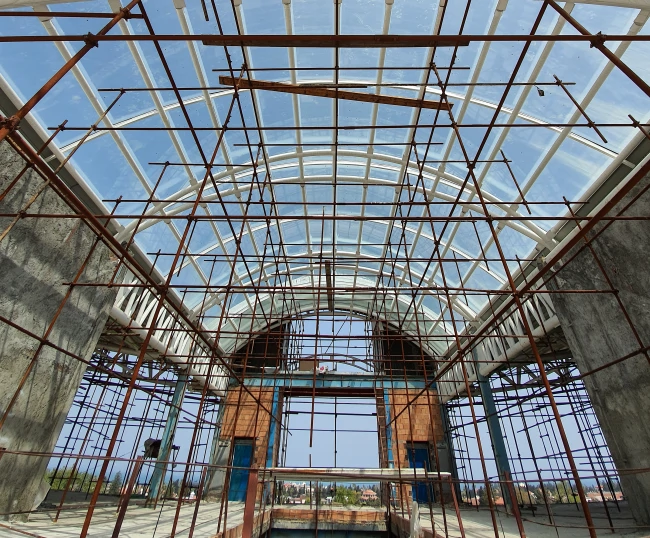 نمای ساختمان تجاری تفریحی سان سنتر