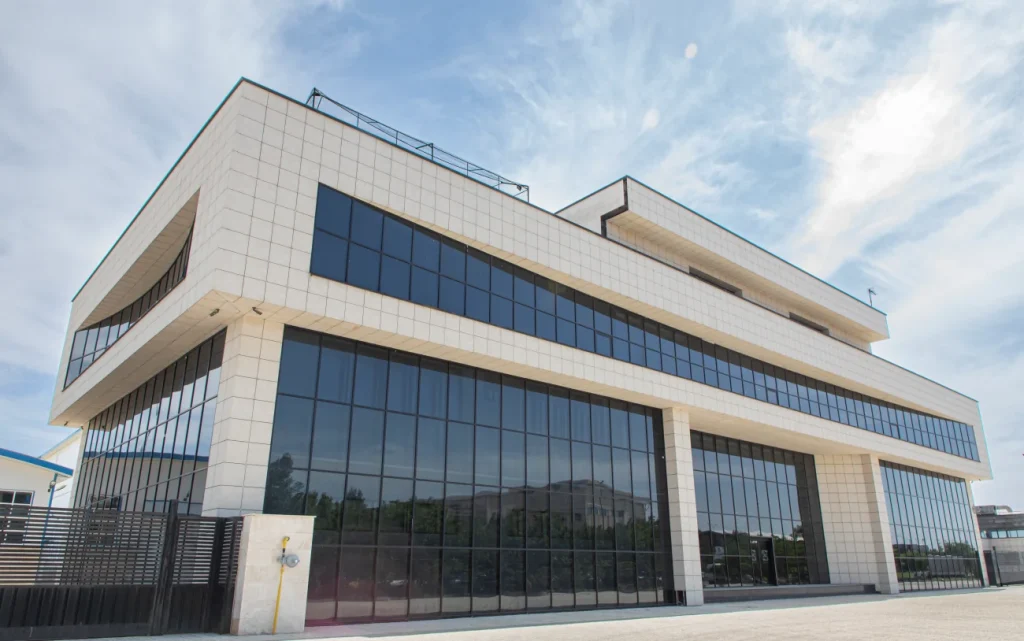 نمای کرتین وال فیس کپ