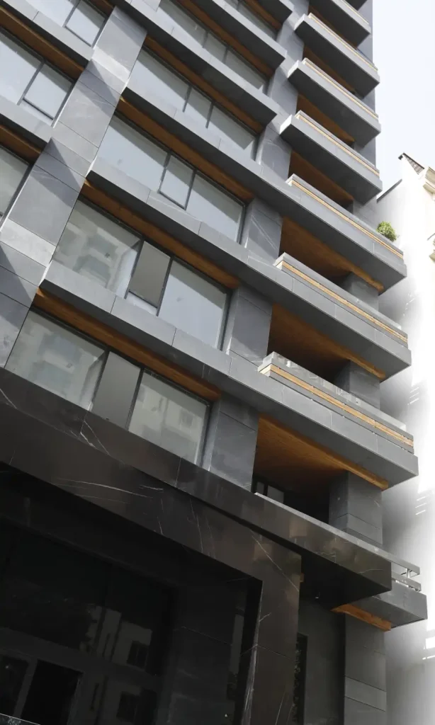 پیچیدگی طراحی معماری نمای سنگ خشک